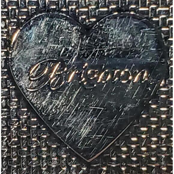 BRIGHTON PILL BOX Love Beat COLLECTION Red W/ Silver Heart - Picture 8 of 10